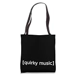 Quirky Music Funny Closed Caption Movie TV Web Subtitles Tote Bag