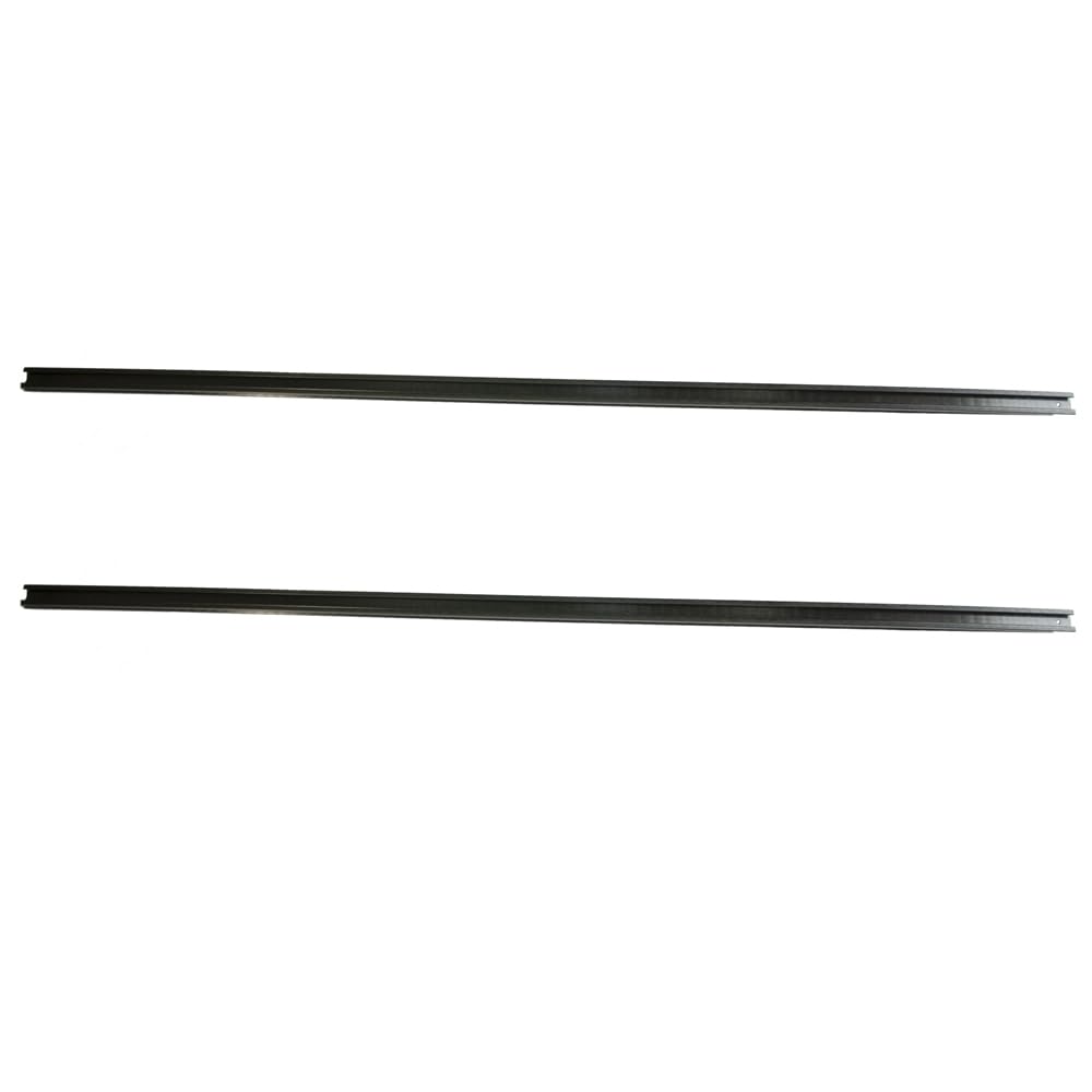 SPI, 44-9, Pair of Black Snowmobile Slides Rail Runner Shoes Sliders for Ski-Doo 56