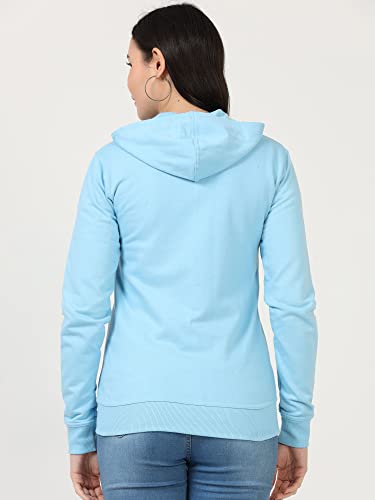 Image of Ideation Women's Cotton Full Zipper Sweatshirt Hoodies with Kangaroo Pocket