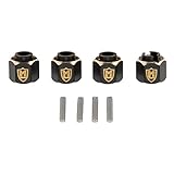 MEUS RACING Brass Wheel Hex Hub 6mm(+2mm) Extenders Adaptor for 1/18 RC Crawler Car TRX-4M TRX4M Upg