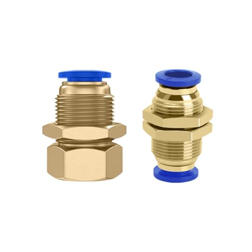 Conector rápido traqueal PM4 pasapaneles neumático recto azul 1 ud 2
