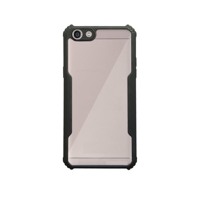 PrimeLike Heavy Duty Hard PC Back + Soft TPU Ultra Slim Crystal Clear Protective Back Cover for vivo 1714 / vivo Y69 - Black (B0CJ5N8TV7) Amazon Price History, Amazon Price Tracker