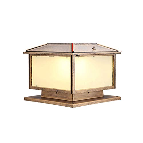 Lampe rétro solaire extérieure pour sécuriser vos allées sombres sans électricité
