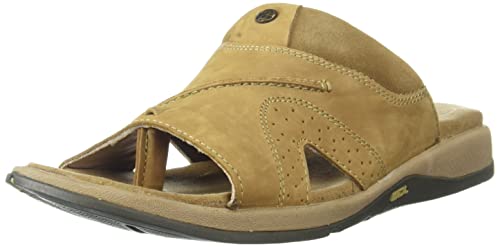 Image of Woodland Men's Leather Slippers