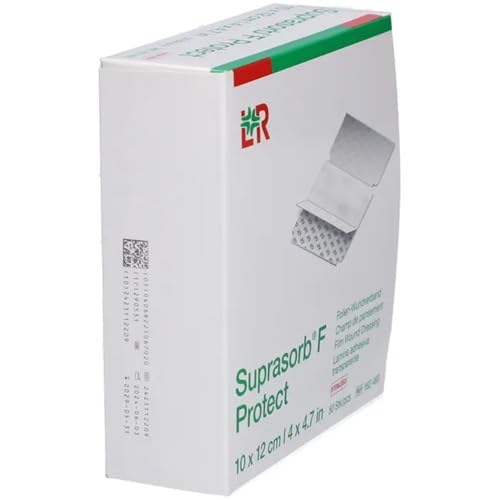 Suprasorb F Protect - Medicazione per ferite, 10 x 12 cm, 50 pezzi