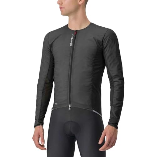 CASTELLI 4523503-085 FLY JACK-SEY Giacca Unisex LIGHT BLACK Taglia M