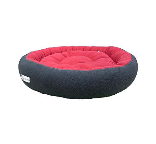 Image of Premium Medium Size Dog Bed for Medium Dogs and Puppies Anti Skid Bottom Washable Orthopedic Big Dog /cat Beds Red /Black