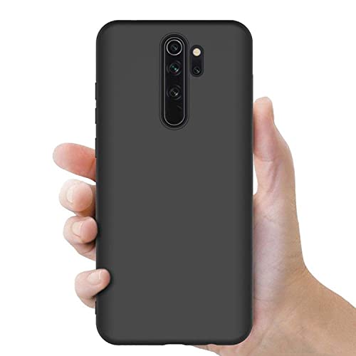 Image of Mobile Back Cover Case for Redmi Note 8 Pro (Silicone Case|CameraProtection|Black SC1510)