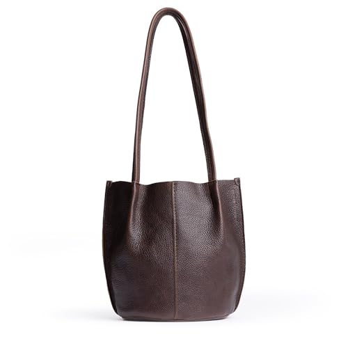 Bolso Devan Bucket Tote de Cuero Portland Leather Goods