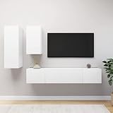 Montage rapide : comprend 1 meuble TV de 30,5 x 30 x 90 cm, 1 meuble TV de 30,5 x 30 x 60 cm et 2 x 80 x 30 x 30 cm. Des instructions illustrées facilitent le montage, de sorte que le nouvel ensemble de meuble TV attirera tous les regards.
