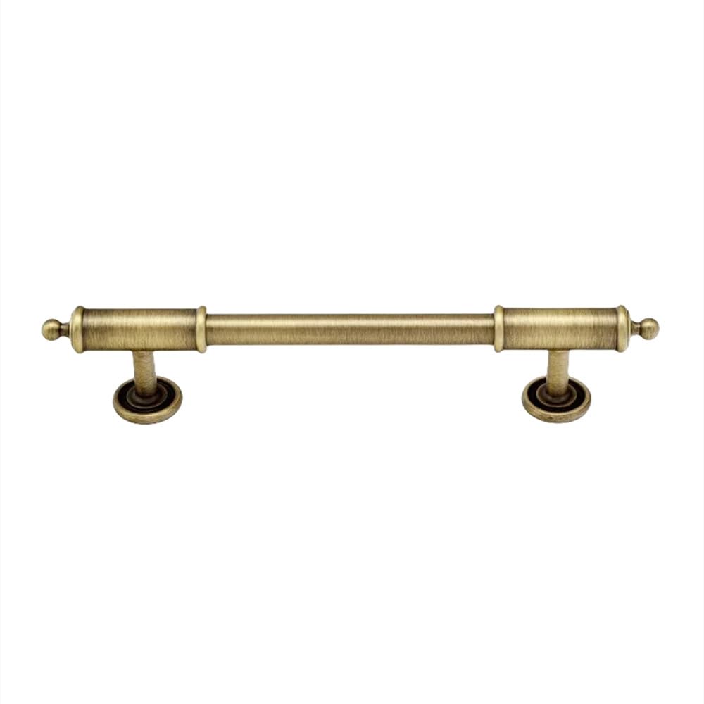 Boutons de meuble longs vintage bronze 128mm pour tiroir de cuisine et placard