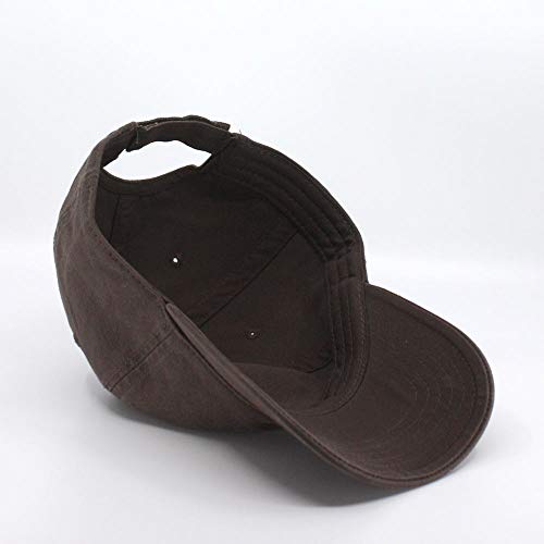 Image of Classic Washed Cotton Baseball Cap - Vintage Adjustable Dad Hat, Curved Bill for Men Women, Outdoor Everyday Wear