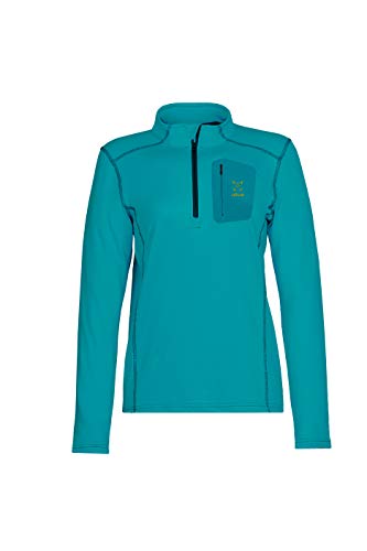 ALTUS Camiseta técnica Camiseta Manga Larga Mujer Sakari Azul Celeste Talla S