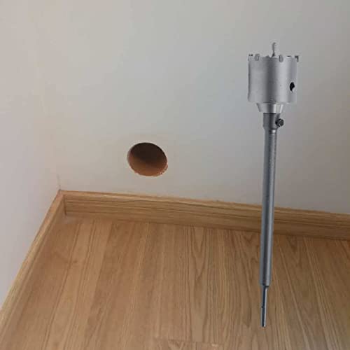 Reetai-Four 10Pcs Sds Plus Concrete Hole Saw Kits, Tungsten Carbide Wall Hole Cutter Cement Stone Drill Bit Sets With Connecting Rod For Brick Stone Concrete Cement. #TOP6