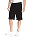 U.S. Polo Assn. Men's Mixed Pocket French Terry Short, Black, Large