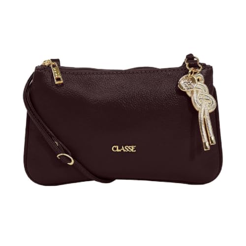 Bolsa Feminina Tiracolo Pequena Classe Couro