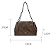 Suede Top Handle Bags for Women Fashion Slouchy Shoulder Bag Fall Winter Leather Hobo Handbags Totes 2025
