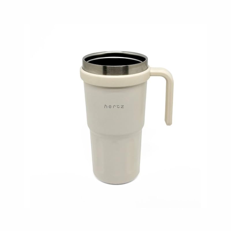 Image of NERTZ Groove Tumbler 600ml Stainless Steel Insulated | Double Wall Vacuum Bottle with Straw Lid & Wide Mouth Lid | Hot & Cold Bottle Leak Proof, BPA Free for Gym, Travel, Office