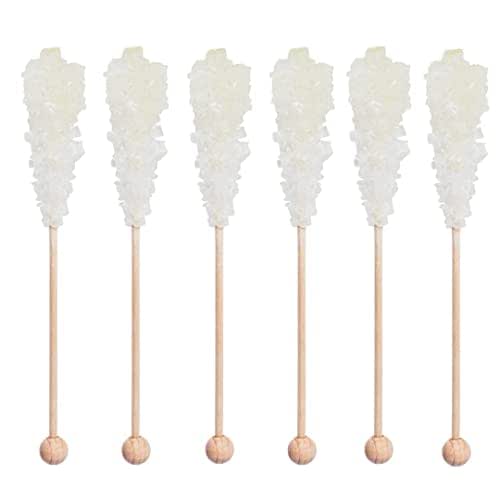 Civilized Coffee Premium Sugar Sticks – Rock Candy Swizzle Stirrers