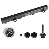 ZNB Fuel Rail with Oil Gauge Kit for Honda Civic 2002-2015 for Accord 2005-2013 for Acura RSX K-Series K20 K24 Engines