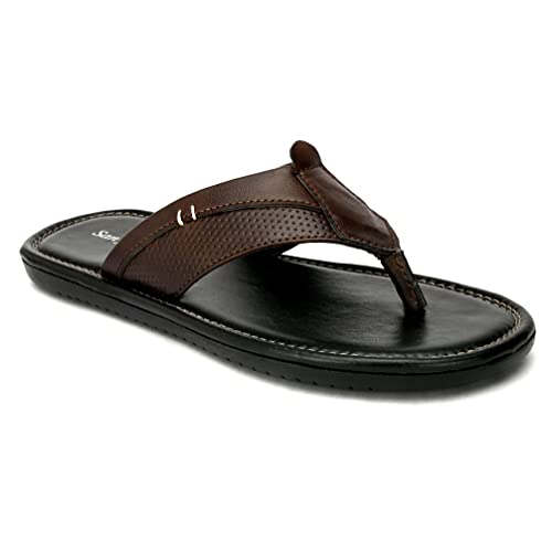 Image of San Frissco Men's Sandal Summer Chappal with Sturdy Grip /Ultra Soft Lightweight Durable Chappal for Outdoor Use /Festive Ethnic Wedding Slip on Slippers for Men