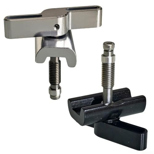 Aleación de aluminio C hebilla plegable abrazadera para, conector del marco del manillar del grifo, ligero para la parte de la bisagra de la bicicleta, unión estable (gris)