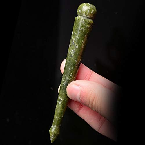 Miniatura 2 de Jade Trigger Point - Bolígrafo de acupuntura de masaje Gua Sha, piedra de jade curativa natural, cuerpo completo, relajación, herramienta de tejido
