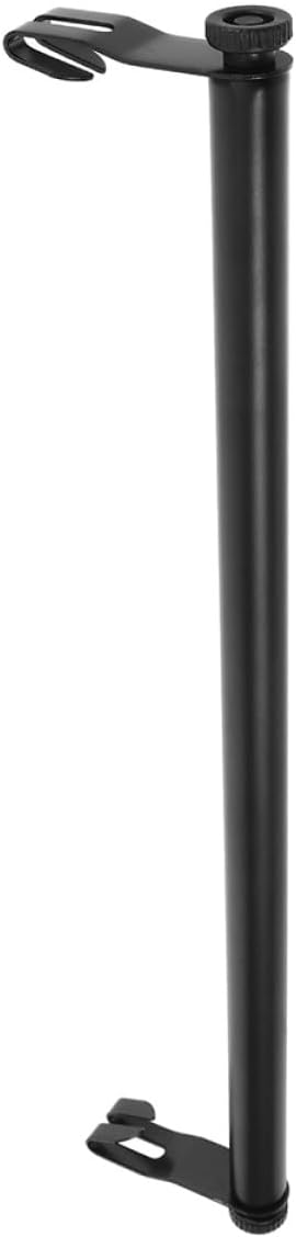 BESPORTBLE Heavy Duty Carbon Steel Closet Rod 60cm, No-drill Wall Mounted Clothes Hanging Rail for Indoor Drying and Wardrobe Organization