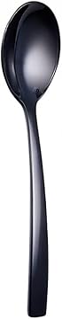 Chef & Sommelier FM306 Kya Black PVD Mirror 7.4" Dessert Spoon - Dozen