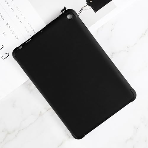 Coque Amazon Fire HD 8 Plus 2024 avec protection d'écran intégrée noire