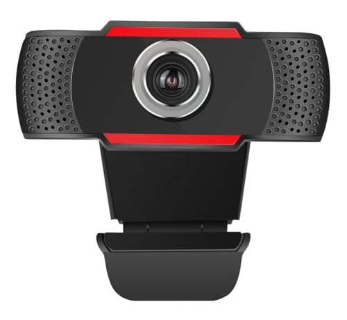 Techly 361438 Webcam USB Full HD 1080p con Riduzione del Rumore e Auto Focus Nero