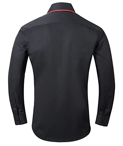 SWISSWELL Dress Shirt for Mens Long Sleeve Casual Button Down Shirts Wrinkle-Free Button Up Shirt2