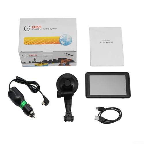 Dispositivo de navegación GPS de 5 pulgadas con 8 GB de ROM y 128 MB para RAM, navegador portátil para coche y camión con transmisor FM y soporte para tarjeta TF, compatible con IGO (+ CAN+ para MX)