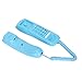Produktbild Schnurgebundenes Telefon, Festnetztelefone für zu Hause, Kabelgebundenes Festnetz an der Wand, Telefon mit Einer Einzigen Leitung mit Stummschaltungs-Pause-Wahlwiederholungsfunktion, 7,9 X 2,4(Blau)