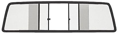 CR Laurence 72-75 DODGE CAB D100 D200 FOUR PANEL REAR SLIDER WINDOWS W/ SOLAR GLASS FRAME