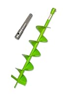 WERHE Erdbohrer 150 mm mit Hartmetallklingen – Robuster Stahl für Baumpflanzung und Zaunbau – SDS Max kompatibel – Für Profis und Heimwerker