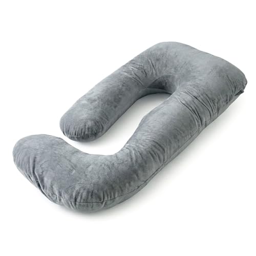 COSYLAND Coussin de Grossesse pour Dormir, Coussin d'allaitement et de Grossesse en U, Oreiller de Grossesse, Soutien du Corps pour Femme Enceinte et...