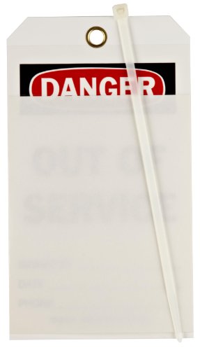 Étiquettes auto-plastifiantes Brady 86517 contre l'usure du marquage