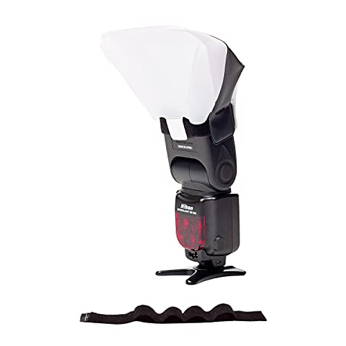 Diffuseur de lumière compact pour flash externe avec sangle UltraStrap et design noir classique