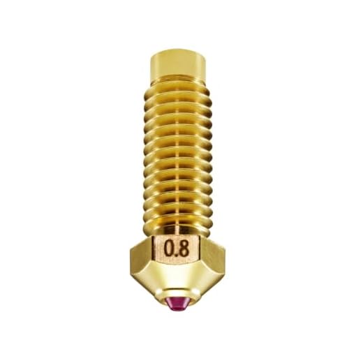 DUROZZLE Ruby Nozzle 0.8mm for Elegoo Neptune 4 Plus/Max 3D Printer, Hardened & Abrasion Resistant for Precision Additive Manufacturing