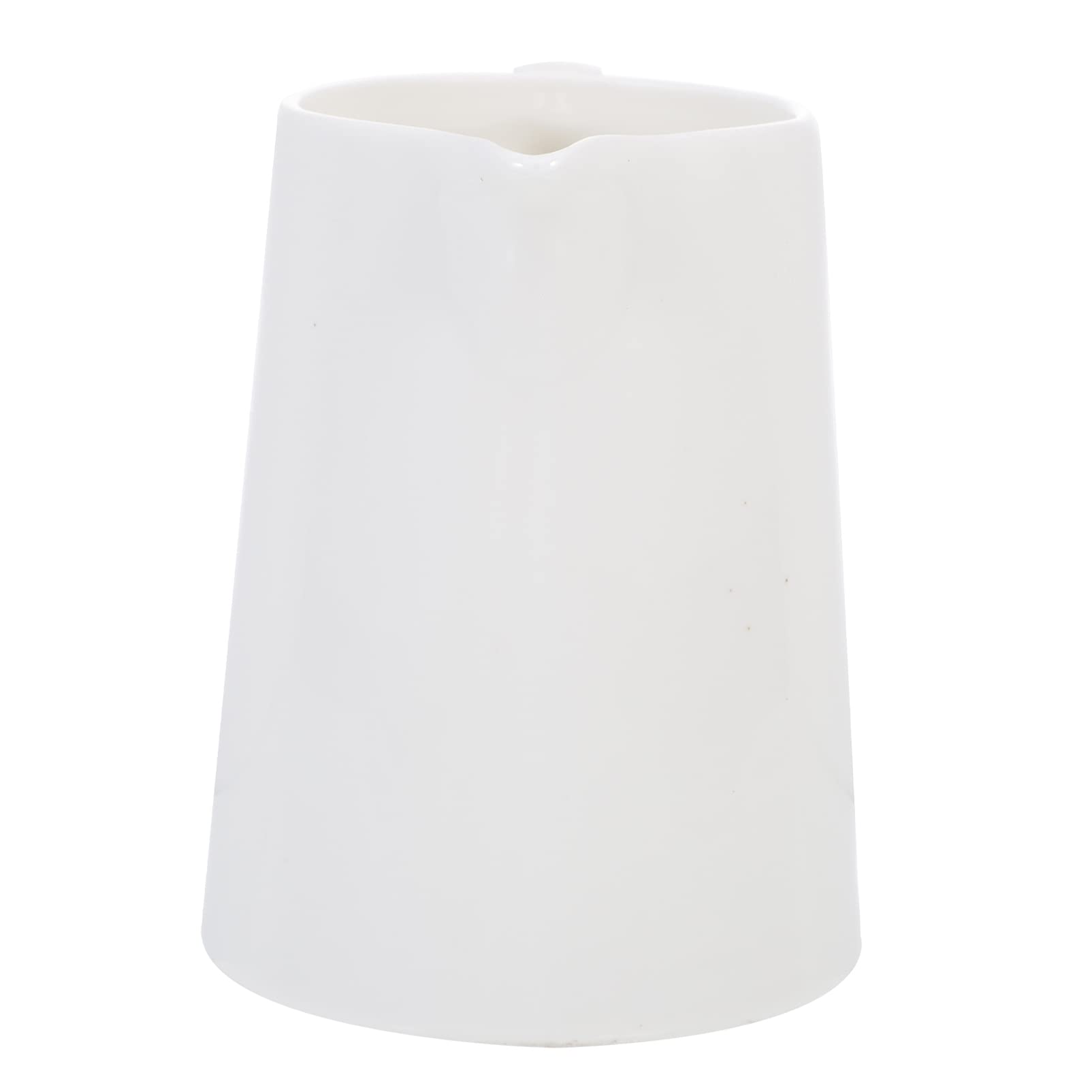 Skanka Keramik-Milchkännchen, Keramikcreme -Krug, Keramik -Creamer -Krug mit Griff Sirup Pitcher Krug Kaffee Milch Honey Pitcher Milch Sirup Server Sauce Tasse for Küchencafés Restaurants Weiß weiß