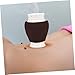 FRCOLOR 2sets Smart Moxibustion Jars Portable Moxa Heat Pack Moxibustion Burner Pot for Scraping Massager Random Color