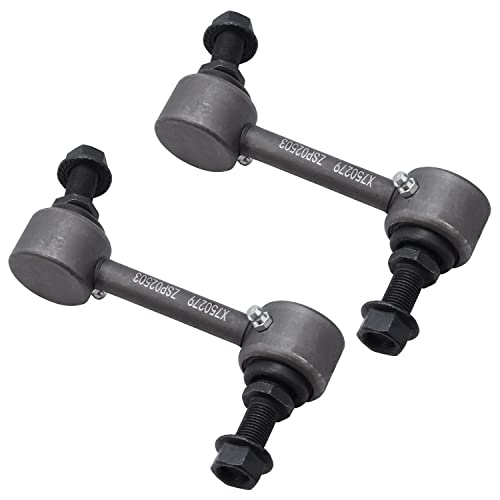 Image of Detroit Axle - Rear 4pc Shock Absorbers Kit for 11-13 Kia Sorento, 07-12 Hyundai Santa Fe Veracruz, 2 Shock Absorbers Assembly 2 Sway Bar End Links Replacement