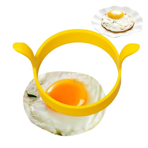 Moule rond en silicone pour œufs au plat, moule à crêpes réutilisable résistant à la chaleur, gadget de cuisine pour la cuisson des grillades
