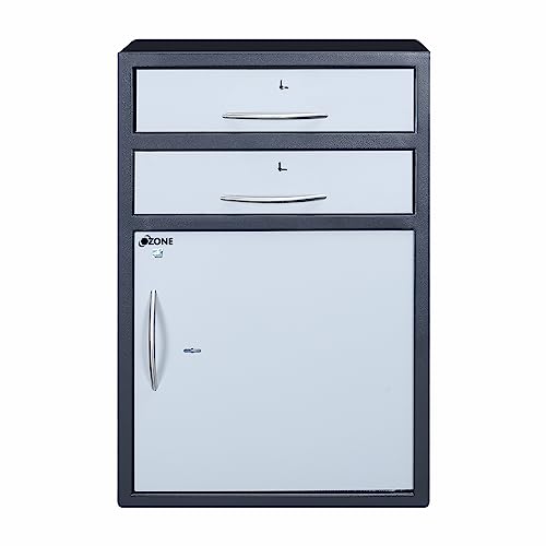 Ozone 92 Litres Manual Safe Locker for Home & Office – Manual Lock, 1-Way Unlocking (Manual Key), Size: 700H x 460W x 460D mm, Weight: 45kg, 2-Year Warranty