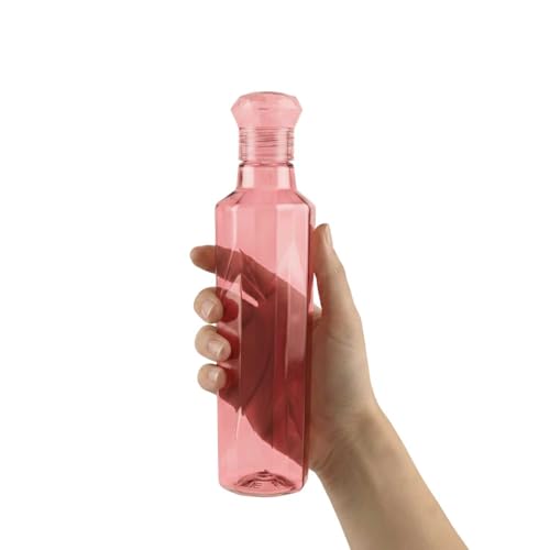 Image of RED WIND Unbreakable 1 Litre Jewel Cap Designer Water Bottles | Pack of 6 | Multicolor | Leakproof Screw Cap | BPA-Free | Bottles for Fridge, Gym, Home, Office, School and Travel
