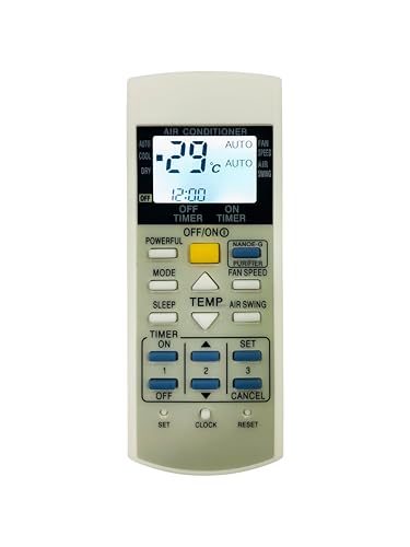 Image of Upix AC Remote No. 29D (with Backlight), Compatible /Replacement for Panasonic AC Remote Control (Exactly Same Remote Will Only Work)