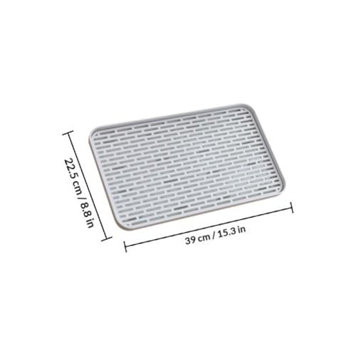 Bandeja escurridor de plástico PP de doble capa desmontable para vasos 3