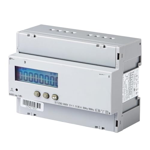 Power Energy KWh Meter, AC Three Phase Power Meter,Digital LCD Multimeter, Electricity Consumption DTS1946 Wattmeter(Input via CT)