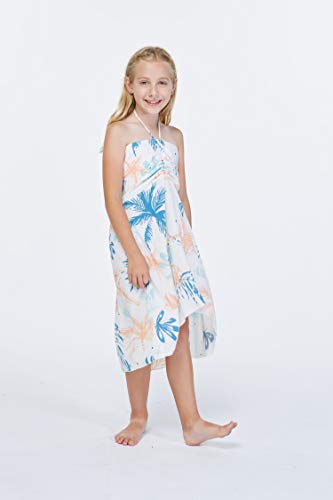 Girl Hawaiian Halter Dress in Sandy Beach3